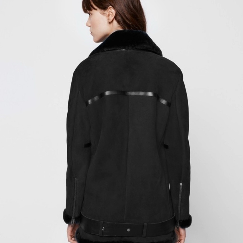 Shearling Coat Rebecca Minkoff Iro Acne Velocity View 3